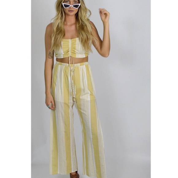 ✨Set: Bandeau & Wide Leg Pant - Picture 5 of 5